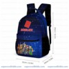 Personalized Roblox Galaxy Blue 3 Piece Backpack Set, Ergonomic Kids School Bag, Insulated Lunch Box and Pencil Case Bundle