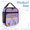 Personalized Sofia the First 3 Piece Backpack Set. Ergonomic Kids School Bag, Insulated Lunch Box & Pencil Case Bundle