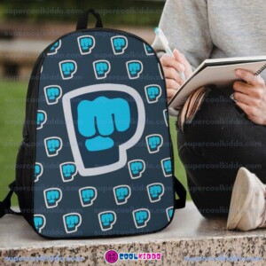 PewDiePie, Gamer Brofist Pattern Backpack, Heavy Duty 600D School & Travel Daypack Cool Kiddo PewDiePie, Gamer Brofist Pattern Backpack, Heavy Duty 600D School & Travel Daypack