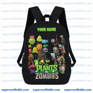 Plants vs Zombies – Personalized Kids Gaming Backpack – Durable School Daypack & Travel Laptop Bag Cool Kiddo 10 Plants vs Zombies - Personalized Kids Gaming Backpack - Durable School Daypack & Travel Laptop Bag