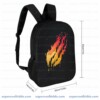 PrestonPlayz, Dripping Flame Fire Graphic Backpack, Kids and Teens School Daypack and Travel Bag