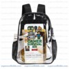 Roblox Brookhaven Clear Backpack, Gamer Survival Kit Transparent School Bag, Durable PVC Heavy Duty Bookbag for Kids and Teens Gamers