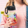 Numberblocks, Personalized Colorful Math Friends Kids Stainless Steel Water Bottle with Straw Lid 12 oz Double Wall Insulated Rainbow Tumbler.