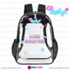 Like Nastya Clear Backpack, Cute Transparent Daypack for Concerts, Girls and Fans