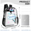 Like Nastya Clear Backpack, Cute "You Can" Transparent Daypack for Concerts, School and Fans