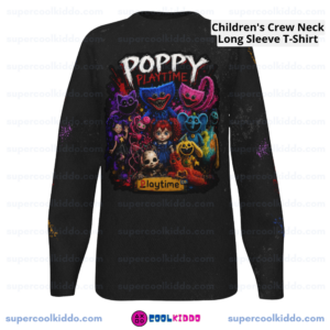 Poppy Playtime 5 Kids Long Sleeve T-Shirt – Soft Milk Silk Graphic Youth Crew Neck Apparel